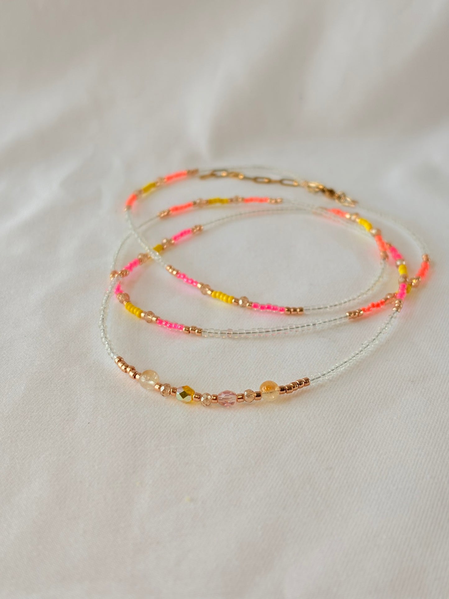 Bijou de taille Lucy – Citrine & Reflets phosphorescents