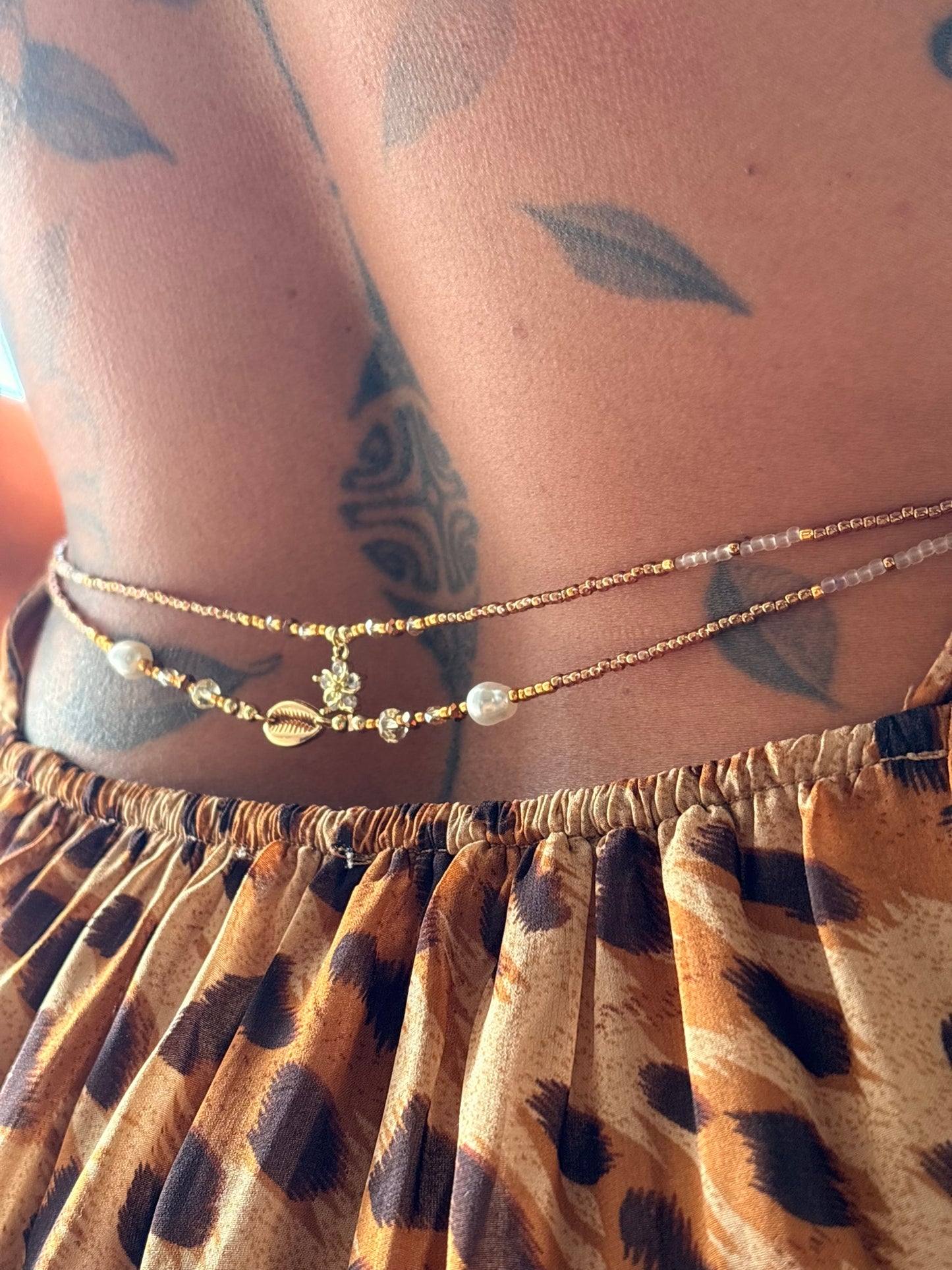 Bijou de taille Kanel – Perles d’eau douce & Citrine